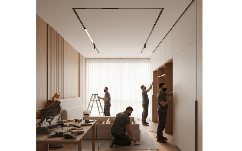 Master Bedroom Turnkey Execution – Finishing Phase